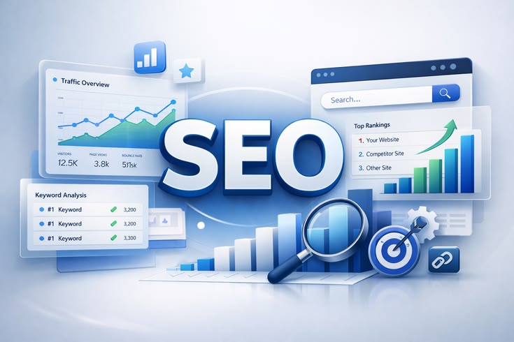 SEO strategy to improve online presence for business
