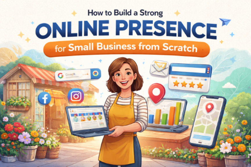 online presence for business growth using digital strategy planning